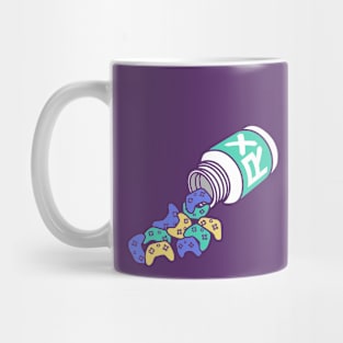 Gamer Vitamins Cartoon Controller Pill Bottle Mug